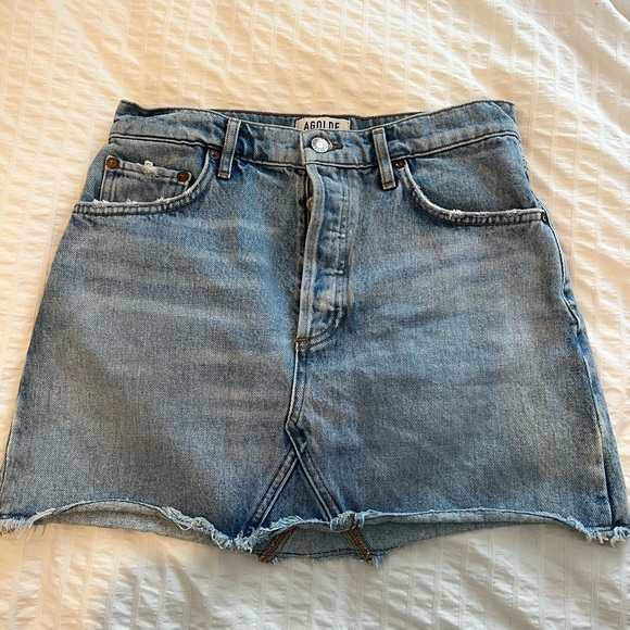 Agolde denim jean skirt - Picture 2 of 5